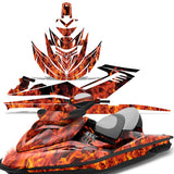 Sea-Doo RXT 2005-2009 Sitdown Jet Ski Graphic Wrap Kit - Flames