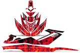 Sea-Doo RXT 2005-2009 Sitdown Jet Ski Graphic Wrap Kit - Flames