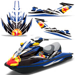 Sea-Doo RXT 2005-2009 Sitdown Jet Ski Graphic Wrap Kit - Red Star