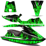 Sea-Doo XP Bombardier Spark 1993-1996 Jet Ski Graphic Wrap Kit - Flames