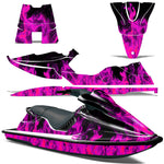 Sea-Doo XP Bombardier Spark 1993-1996 Jet Ski Graphic Wrap Kit - Flames