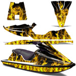 Sea-Doo XP Bombardier Spark 1993-1996 Jet Ski Graphic Wrap Kit - Flames