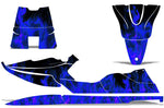 Sea-Doo XP Bombardier Spark 1993-1996 Jet Ski Graphic Wrap Kit - Flames