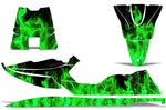 Sea-Doo XP Bombardier Spark 1993-1996 Jet Ski Graphic Wrap Kit - Flames