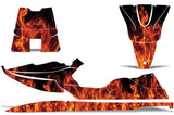 Sea-Doo XP Bombardier Spark 1993-1996 Jet Ski Graphic Wrap Kit - Flames