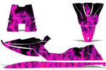 Sea-Doo XP Bombardier Spark 1993-1996 Jet Ski Graphic Wrap Kit - Flames