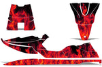 Sea-Doo XP Bombardier Spark 1993-1996 Jet Ski Graphic Wrap Kit - Flames