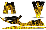 Sea-Doo XP Bombardier Spark 1993-1996 Jet Ski Graphic Wrap Kit - Flames