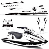 Sea-Doo XP Bombardier Spark 1993-1996 Jet Ski Graphic Wrap Kit - Wrecked