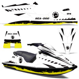 Sea-Doo XP Bombardier Spark 1993-1996 Jet Ski Graphic Wrap Kit - Wrecked