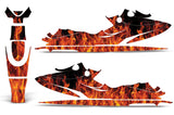 Sea-Doo Bombardier GSX 1996-1999 Jet Ski Graphic Wrap Kit - Flames