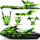 Sea-Doo GTI/GTR/GTS HD 2011-2017 Sitdown Jet Ski Graphic Wrap Kit - Reaper V2