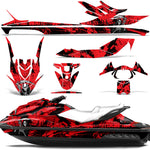 Sea-Doo GTI/GTR/GTS HD 2011-2017 Sitdown Jet Ski Graphic Wrap Kit - Reaper V2