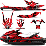 Sea-Doo GTI/GTR/GTS HD 2011-2017 Sitdown Jet Ski Graphic Wrap Kit - Reaper V2