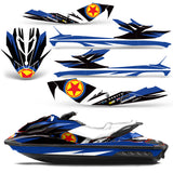 Sea-Doo GTI/GTR/GTS HD 2011-2017 Sitdown Jet Ski Graphic Wrap Kit - Red Star