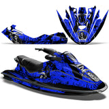 Sea-Doo GTI Bombardier GTX Siege Avant 1996-1999 Sitdown Jet Ski Graphic Wrap Kit - Reaper V2