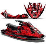 Sea-Doo GTI Bombardier GTX Siege Avant 1996-1999 Sitdown Jet Ski Graphic Wrap Kit - Reaper V2