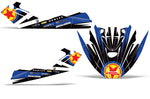 Sea-Doo GTI Bombardier GTX Siege Avant 1996-1999 Sitdown Jet Ski Graphic Wrap Kit - Red Stars