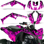 Can-Am Bombardier DS250 2006-2021 ATV Graphic Kit - Flames
