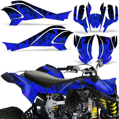 Can-Am Bombardier DS450 EFI 2008-2016 ATV Graphic Kit - Flames