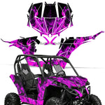 Can-Am BRP Maverick 1000 X rs 1000r 1000XDS Turbo 2013-2016 UTV Graphic Kit - Flames