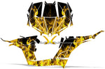 Can-Am BRP Maverick 1000 X rs 1000r 1000XDS Turbo 2013-2016 UTV Graphic Kit - Flames