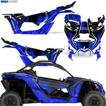 Can Am Maverick X3/X DS/ X RS 2016-2022 UTV Graphic Wrap FULL Kit - Flames