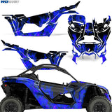 Can Am Maverick X3/X DS/ X RS 2016-2022 UTV Graphic Wrap FULL Kit - Flames