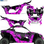 Can Am Maverick X3/X DS/ X RS 2016-2022 UTV Graphic Wrap FULL Kit - Flames