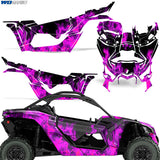 Can Am Maverick X3/X DS/ X RS 2016-2022 UTV Graphic Wrap FULL Kit - Flames