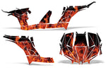 Can-Am BRP Maverick MAX 1000 R 4 Door 2017-2018 UTV Graphic Kit - Flames