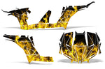 Can-Am BRP Maverick MAX 1000 R 4 Door 2017-2018 UTV Graphic Kit - Flames
