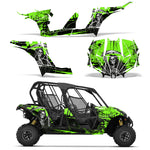 Can-Am BRP Maverick MAX 1000 R 4 Door 2017-2018 UTV Graphic Kit - Reaper V2