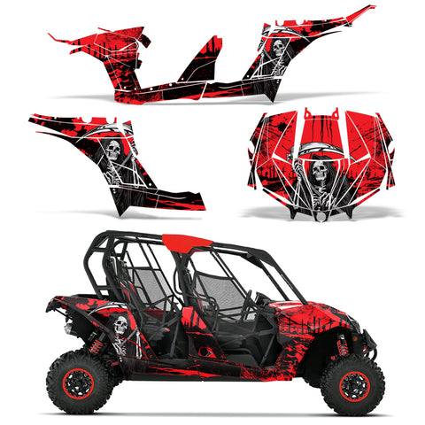 Can-Am BRP Maverick MAX 1000 R 4 Door 2017-2018 UTV Graphic Kit - Reaper V2