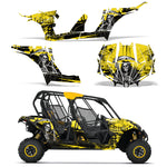 Can-Am BRP Maverick MAX 1000 R 4 Door 2017-2018 UTV Graphic Kit - Reaper V2