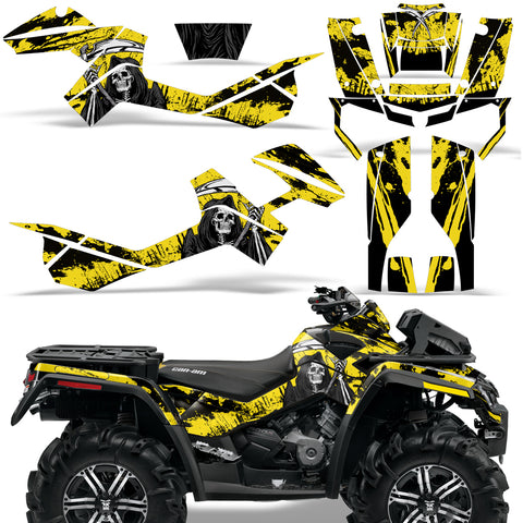 Can-Am Outlander MAX 500/650/800 2006-2012 ATV Graphic Kit - Reaper V2