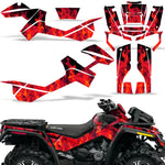 Can-Am Outlander MAX 500/650/800 2006-2012 ATV Graphic Kit - Flames