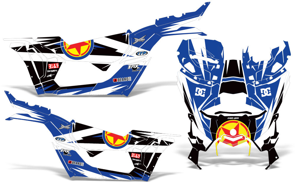 Can Am Maverick X3/X DS/ X RS 2016-2022 UTV Graphic Wrap FULL Kit - Re ...