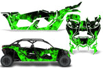 Can Am Maverick X3/X DS/ X RS 4 Door 2016-2022 UTV Graphic Wrap TRIM Kit - Flames