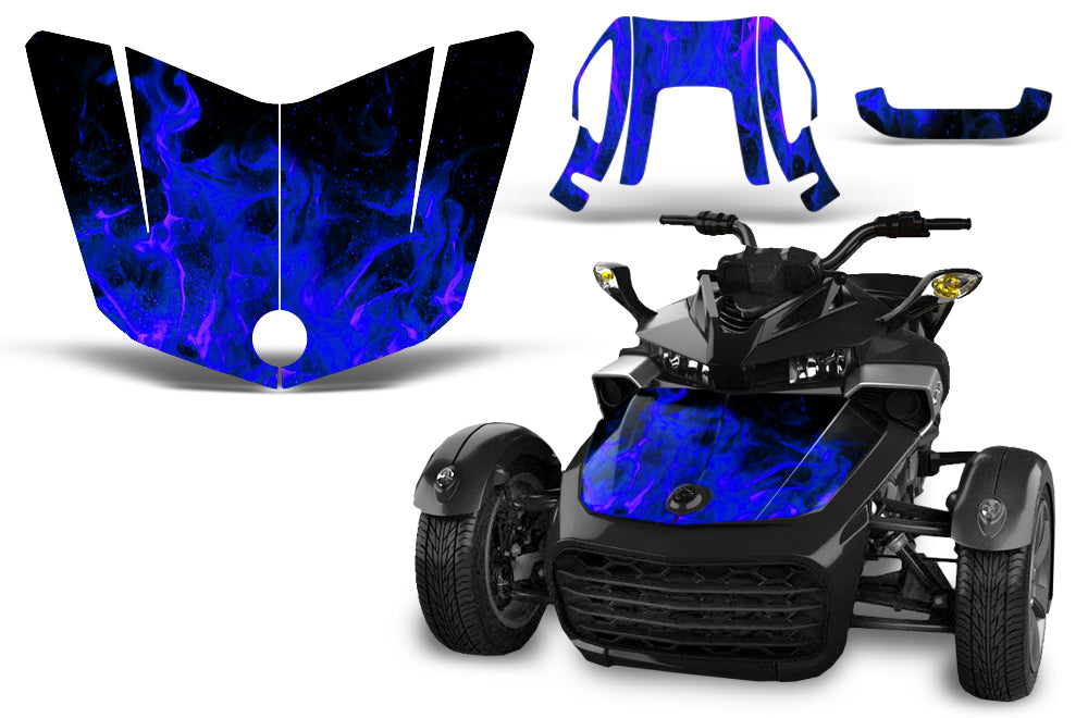 Template CAN AM Spyder F3 (2016-2022) Vector