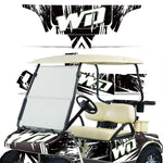 Club Car 1983-2014 Golf Cart Wrap Graphic Kit - WD
