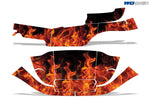 Club Car Precedent i2 2004-2017 Golf Cart Wrap Graphic Kit - Flames