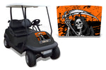 Club Car Precedent i2 2004-2017 Golf Cart Hood Wrap Graphic Kit - Reaper V2