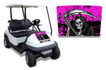 Club Car Precedent i2 2004-2017 Golf Cart Hood Wrap Graphic Kit - Reaper V2