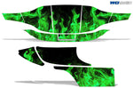 EZ Go TXT 1994-2013 Golf Cart Wrap Graphic Kit - Flames