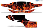 EZ Go TXT 1994-2013 Golf Cart Wrap Graphic Kit - Flames