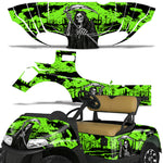 EZ Go Freedom RXV 2015+ Golf Cart Wrap Graphic Kit - Reaper V2