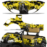 EZ Go Freedom RXV 2015+ Golf Cart Wrap Graphic Kit - Reaper V2