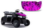 EZ Go Freedom RXV 2015+ Golf Cart Hood Wrap Graphic Kit - Flames
