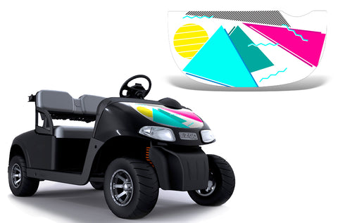 EZ Go Freedom RXV 2015+ Golf Cart Hood Wrap Graphic Kit - Vice